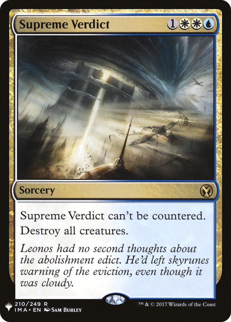 Supreme Verdict (LIST-IMA-210) [The List]