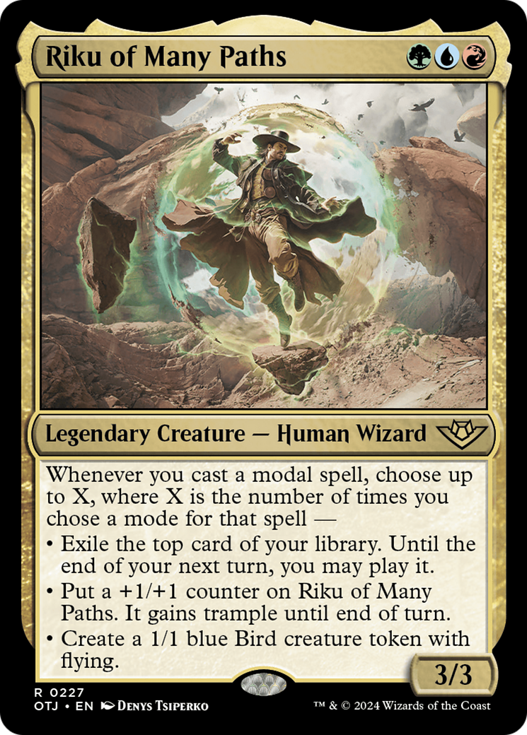Riku of Many Paths (OTJ-227) [Outlaws of Thunder Junction] Foil