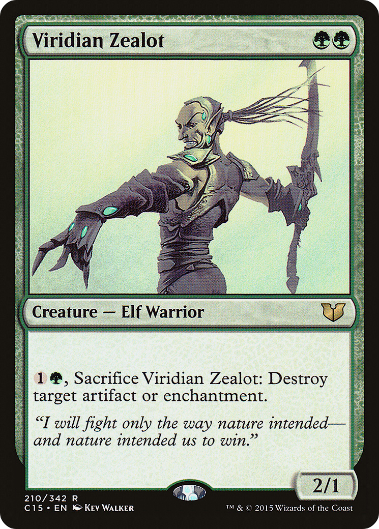 Viridian Zealot (C15-210) [Commander 2015]