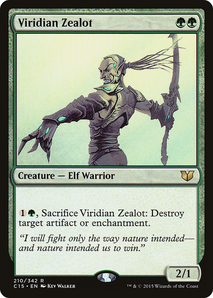 Viridian Zealot (C15-210) [Commander 2015]