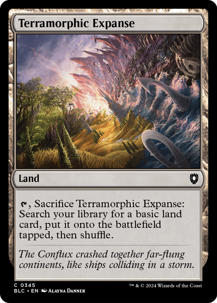 Terramorphic Expanse (BLC-345) [Bloomburrow Commander]