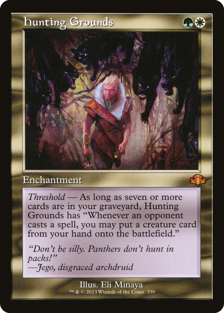 Hunting Grounds (DMR-359) [Dominaria Remastered] Foil