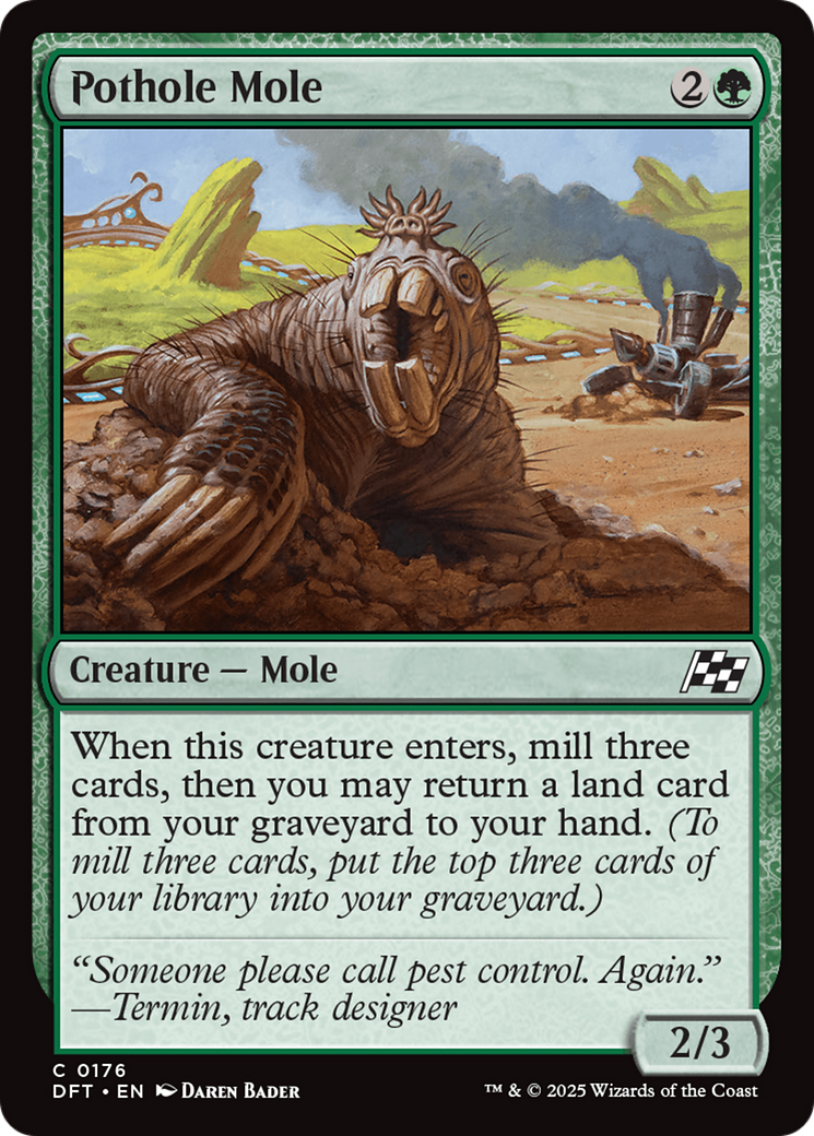 Pothole Mole (DFT-176) [Aetherdrift] Foil