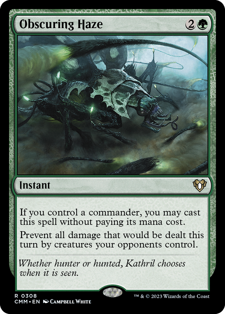 Obscuring Haze (CMM-308) [Commander Masters] Foil