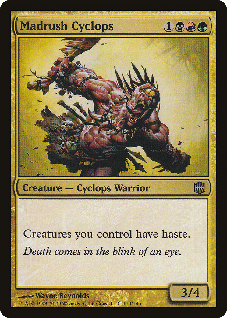 Madrush Cyclops (ARB-119) [Alara Reborn]