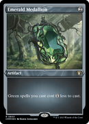 Emerald Medallion (Foil Etched) (CMM-603) [Commander Masters] Foil