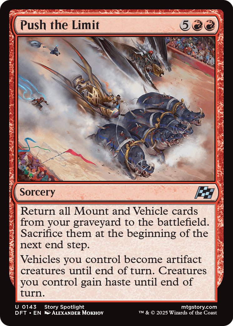 Push the Limit (DFT-143) [Aetherdrift] Foil