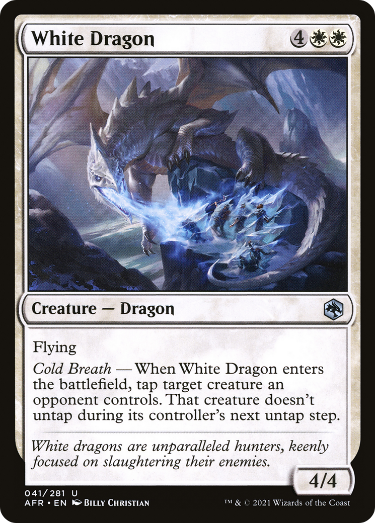 White Dragon (AFR-041) [Adventures in the Forgotten Realms]