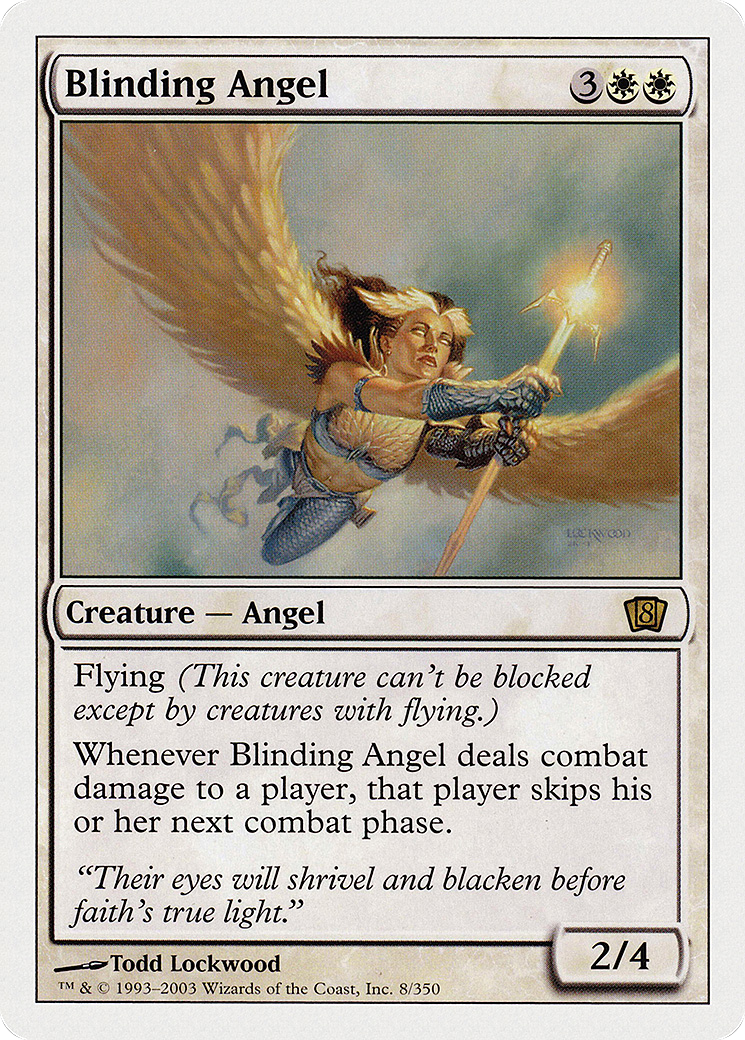 Blinding Angel (8ED-008) [Eighth Edition] Foil