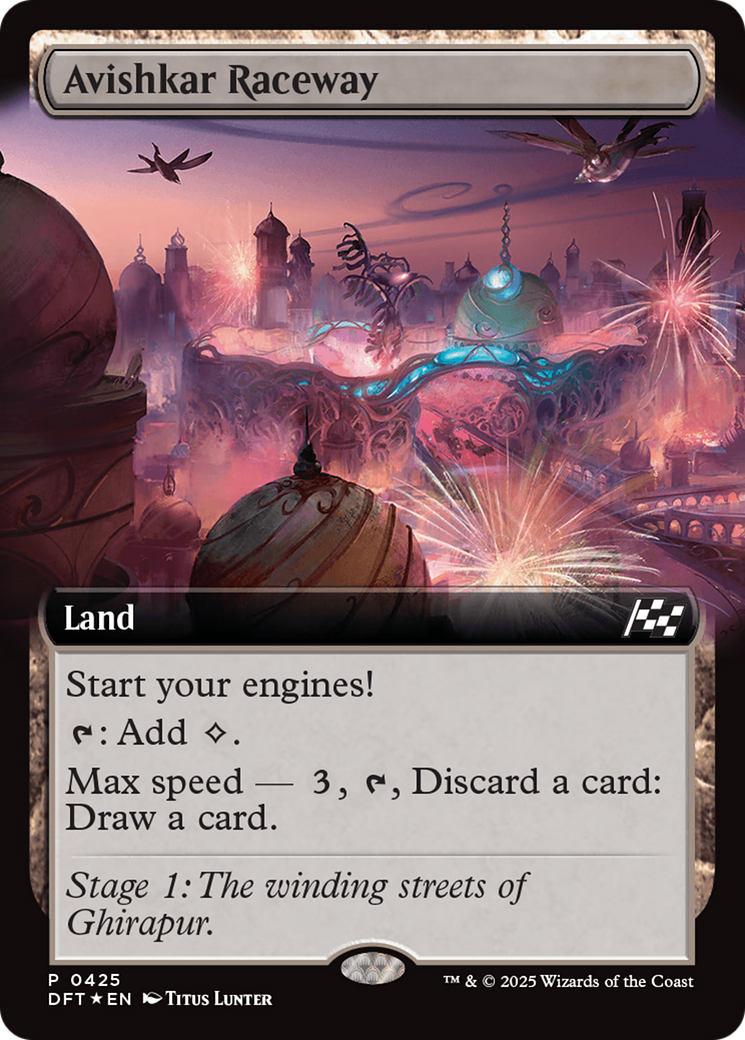 Avishkar Raceway (DFT-425) [Aetherdrift]: (Extended Art) Foil