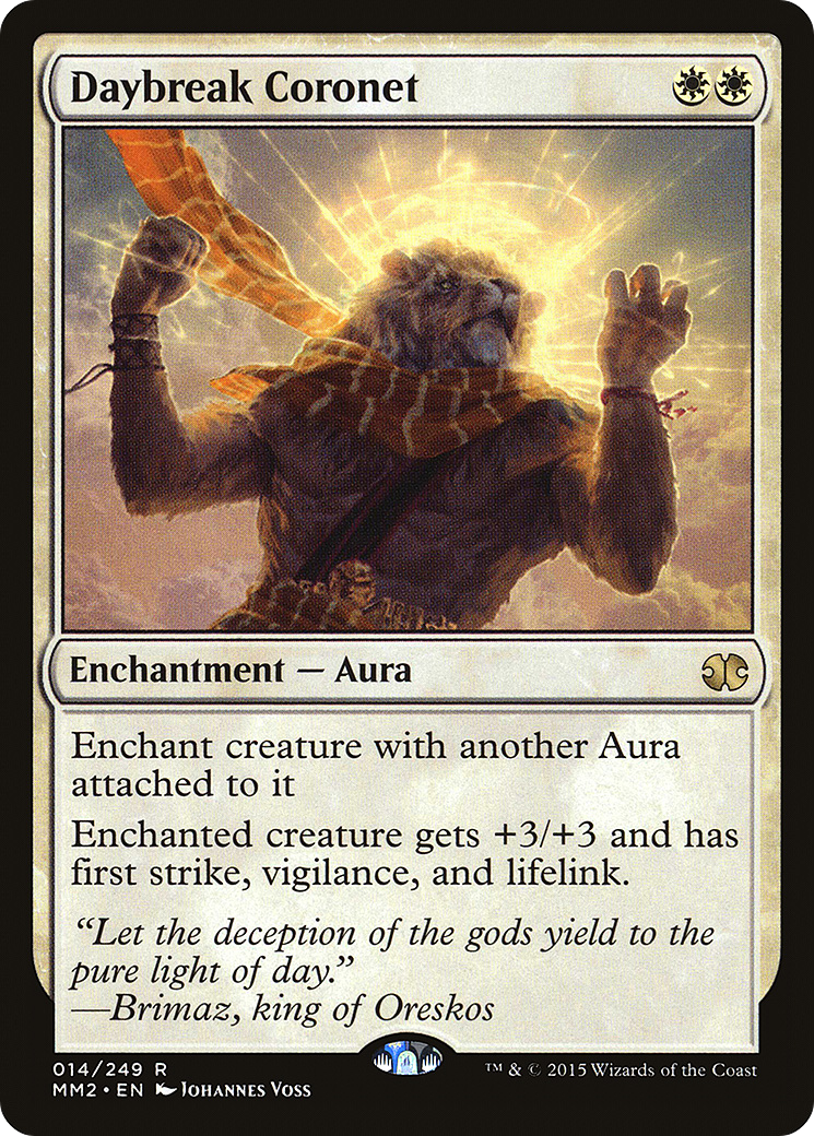 Daybreak Coronet (MM2-014) [Modern Masters 2015]