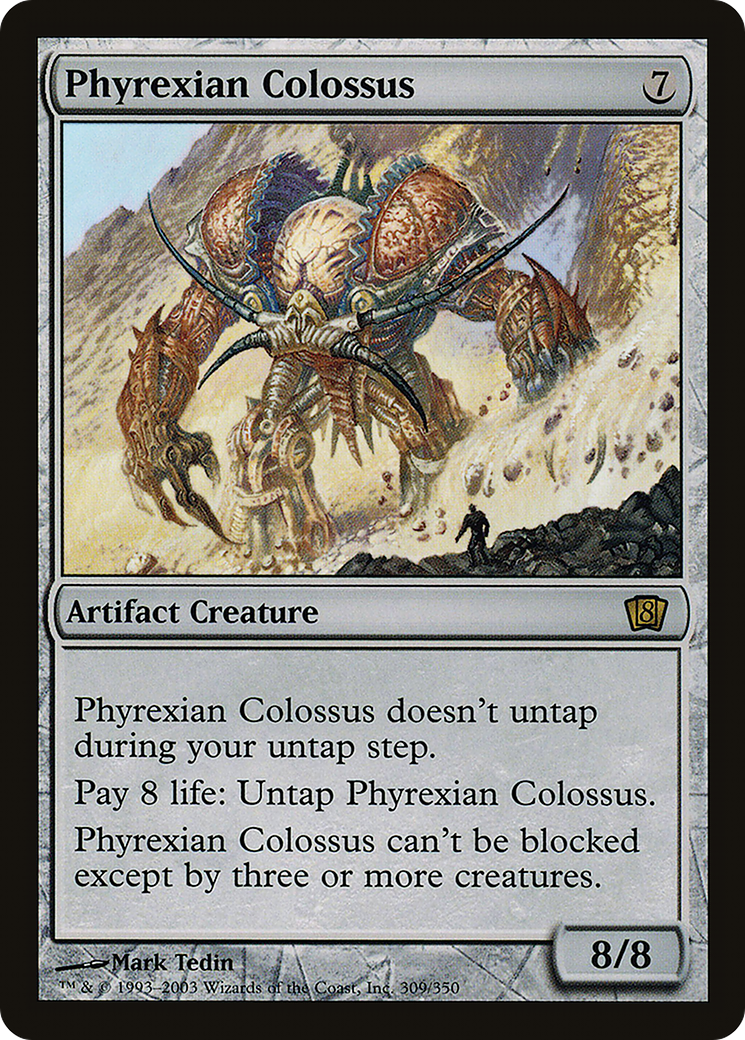 Phyrexian Colossus (8ED-309★) [8th Edition]