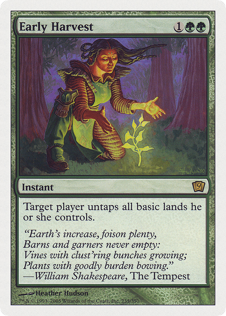 Early Harvest (9ED-235) [9th Edition]