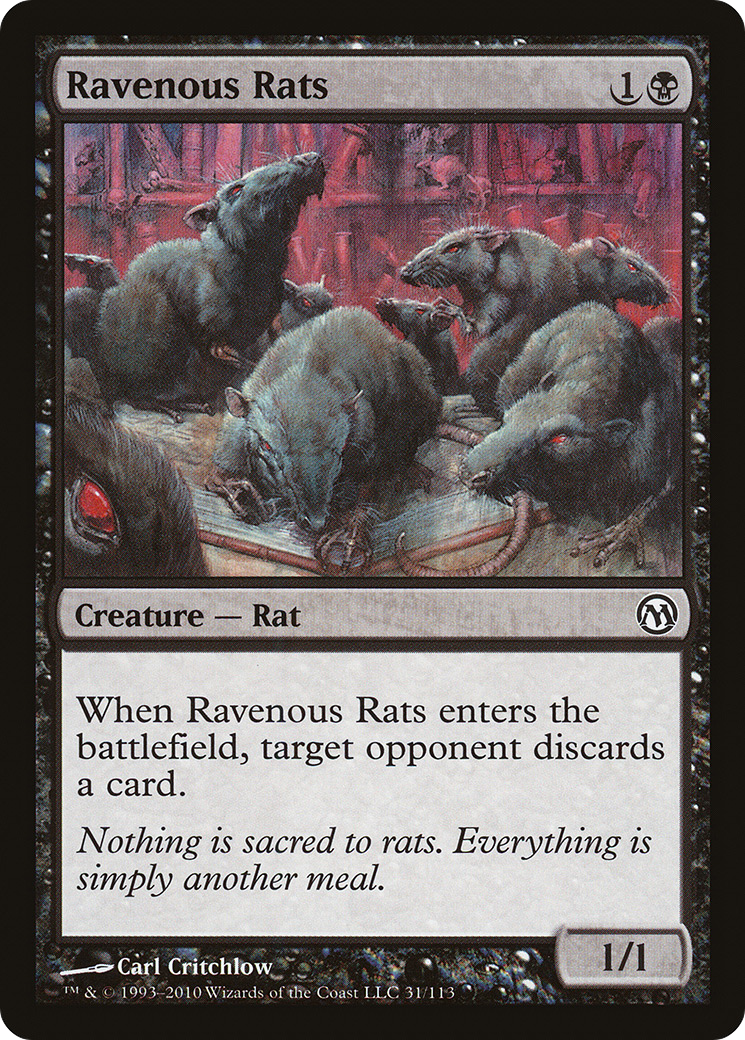 Ravenous Rats (DPA-031) [Duels of the Planeswalkers]