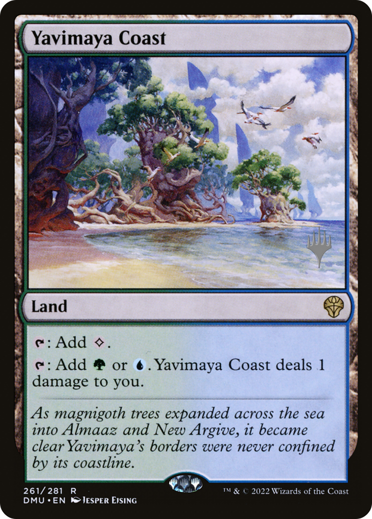 Yavimaya Coast (PPDMU-261) [Promo Pack: Dominaria United Promos]