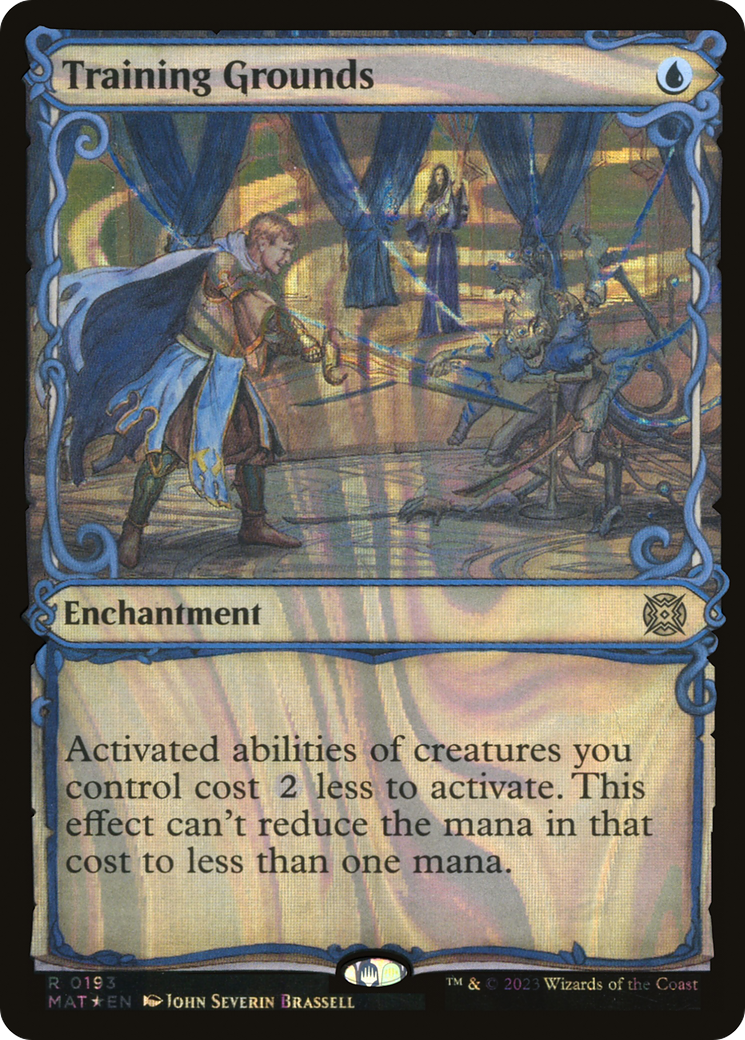 Training Grounds (MAT-193) [March of the Machine: The Aftermath]: (Showcase) Foil