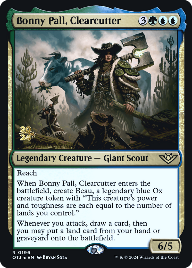 Bonny Pall, Clearcutter (PRE-196S) [Outlaws of Thunder Junction Promos] Foil