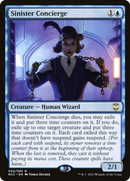 Sinister Concierge (PPSNC-030) [Promo Pack: New Capenna Commander Promos] Foil