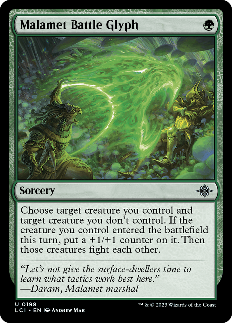 Malamet Battle Glyph (LCI-198) [The Lost Caverns of Ixalan] Foil