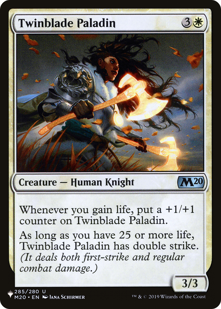 Twinblade Paladin (LIST-M20-285) [The List]