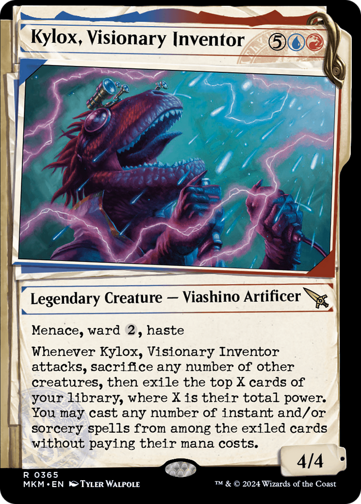 Kylox, Visionary Inventor (MKM-365) [Murders at Karlov Manor]: (Showcase)
