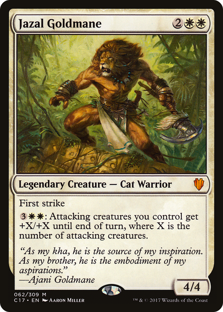 Jazal Goldmane (C17-062) [Commander 2017]