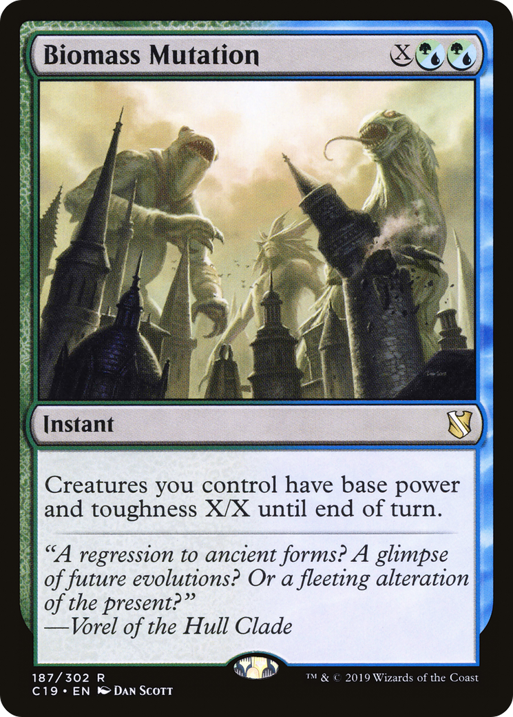 Biomass Mutation (C19-187) [Commander 2019]