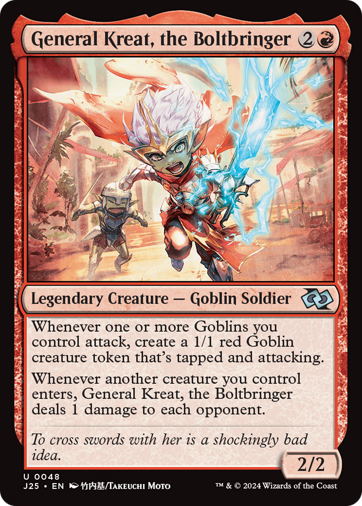 General Kreat, the Boltbringer (J25-048) [Foundations Jumpstart]