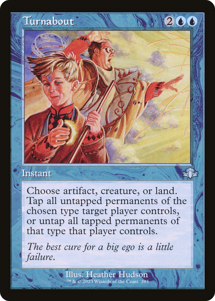Turnabout (DMR-295) [Dominaria Remastered] Foil