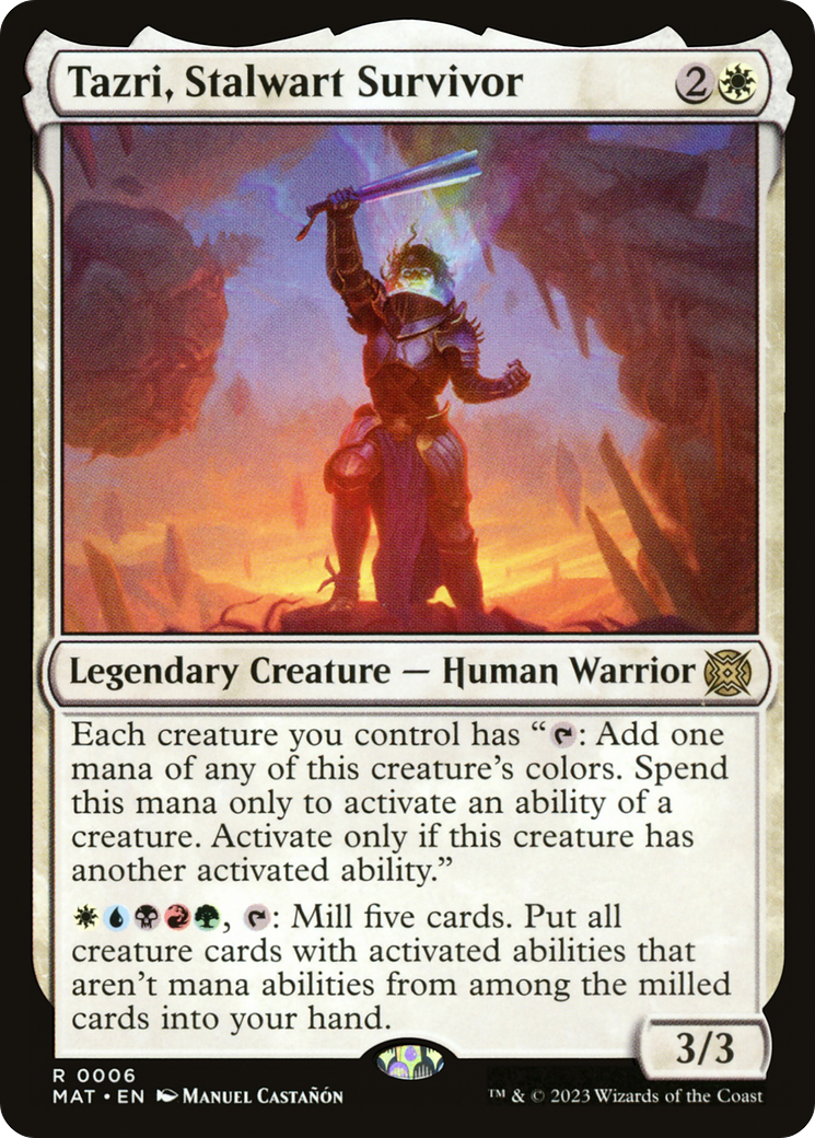 Tazri, Stalwart Survivor (MAT-006) [March of the Machine: The Aftermath]