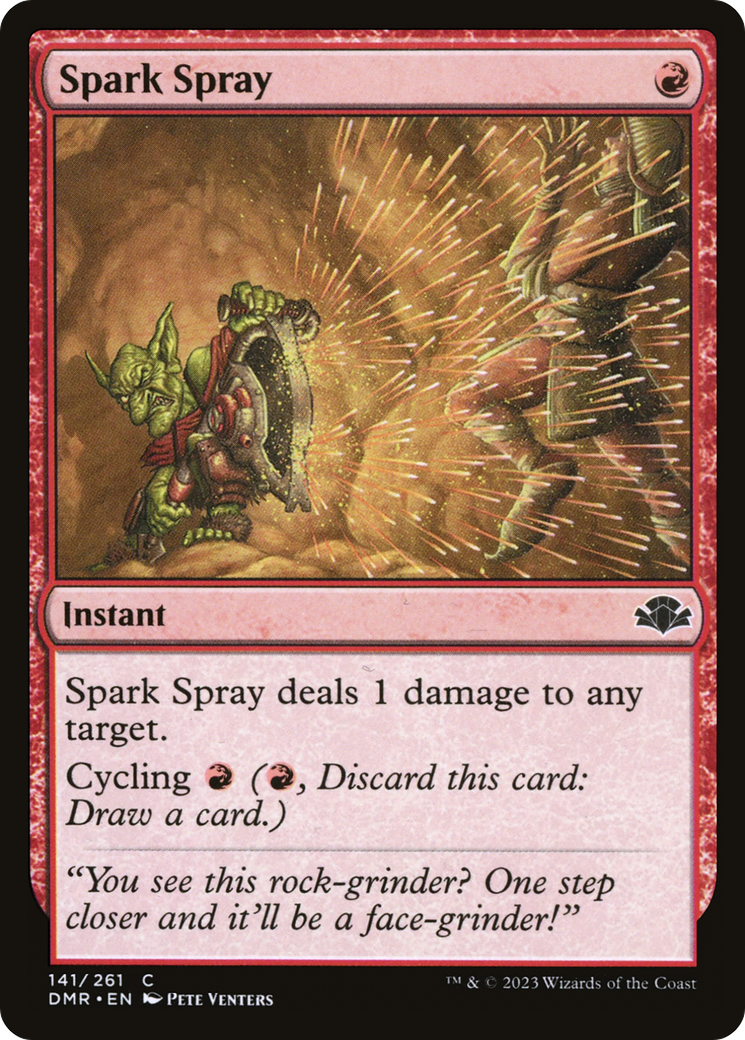 Spark Spray (DMR-141) [Dominaria Remastered]