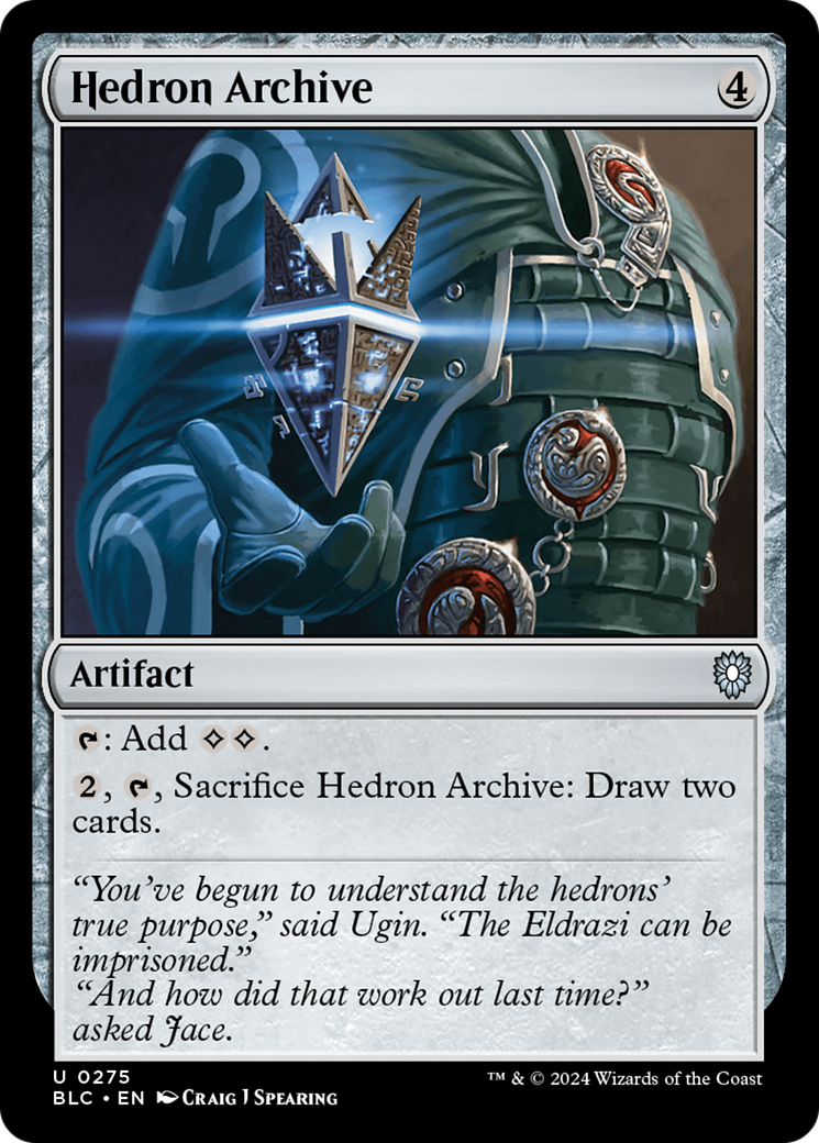 Hedron Archive (BLC-275) [Bloomburrow Commander]