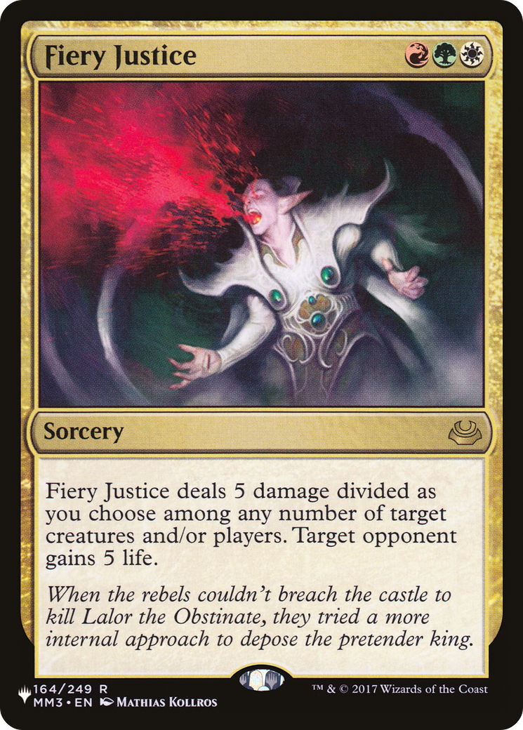 Fiery Justice (LIST-MM3-164) [The List]