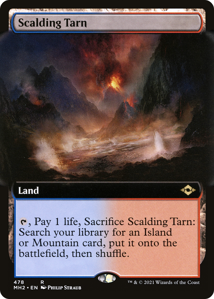 Scalding Tarn (MH2-478) (Extended Art) [Modern Horizons 2]