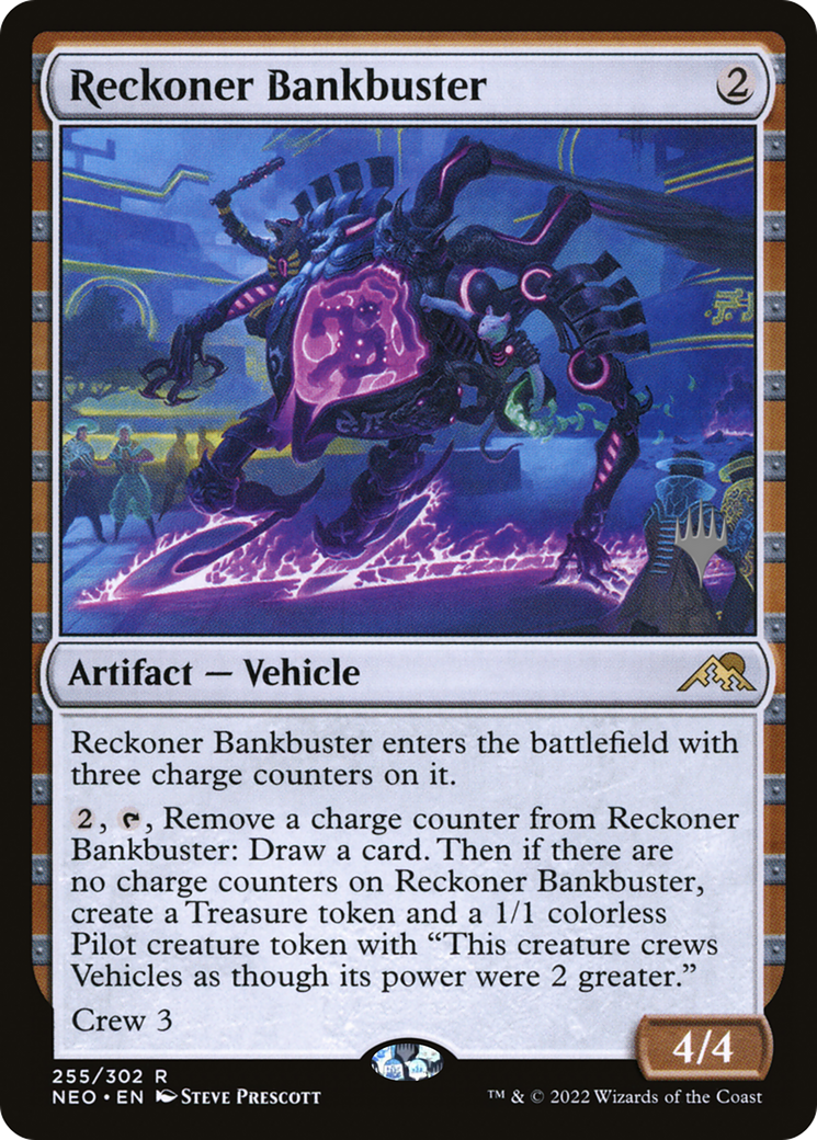 Reckoner Bankbuster (PPNEO-255P) [Kamigawa: Neon Dynasty Promos] Foil