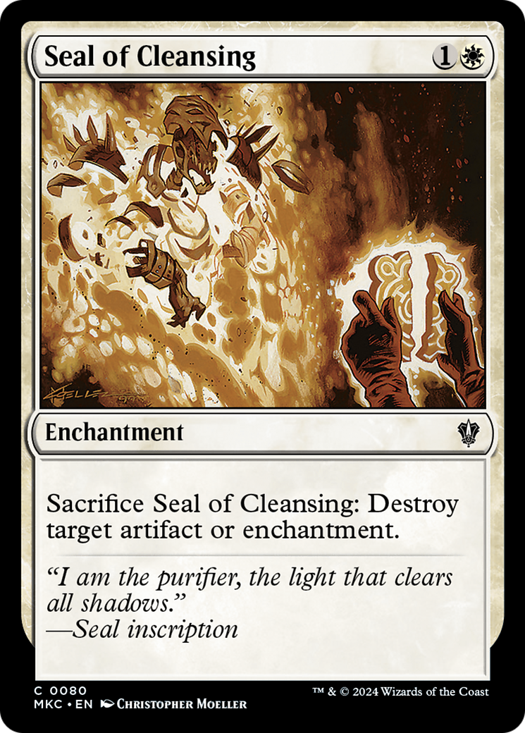Seal of Cleansing (MKC-080) [Murders at Karlov Manor Commander]