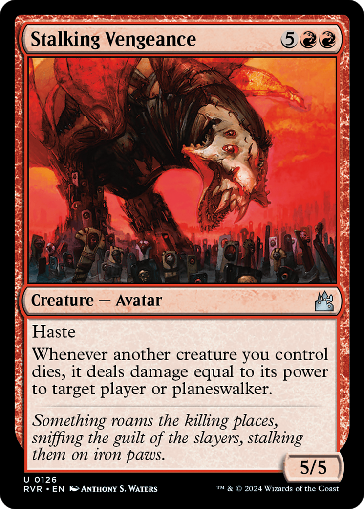 Stalking Vengeance (RVR-126) [Ravnica Remastered]