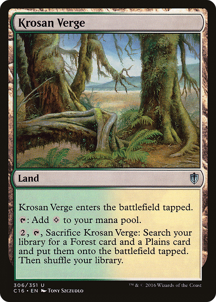 Krosan Verge (C16-306) [Commander 2016]