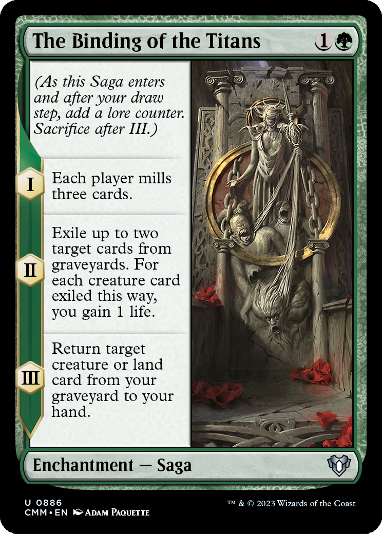 The Binding of the Titans (CMM-886) [Commander Masters]