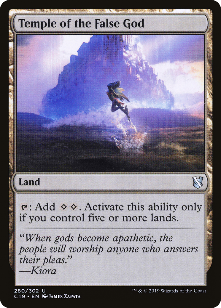 Temple of the False God (C19-280) [Commander 2019]