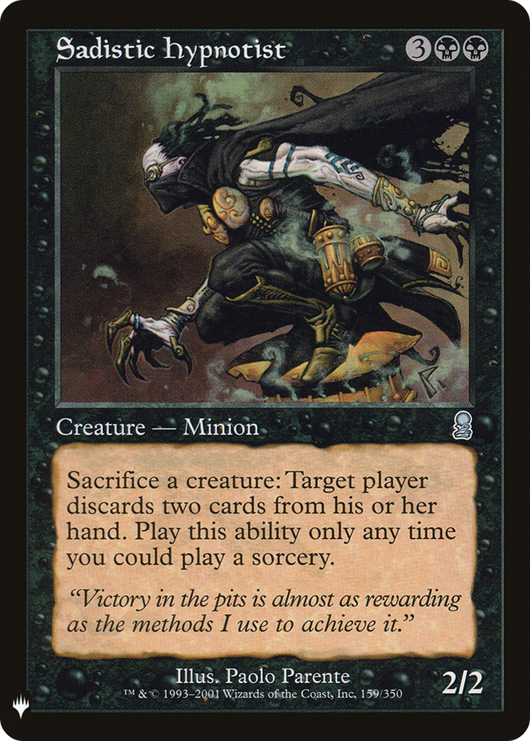Sadistic Hypnotist (LIST-ODY-159) [The List]