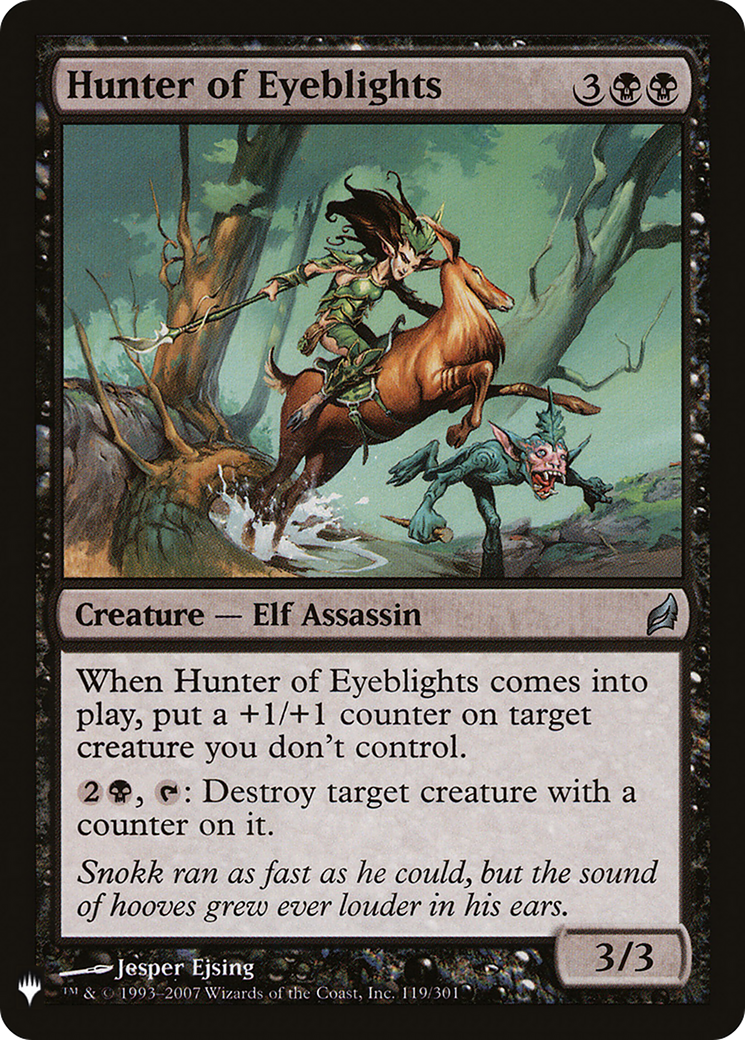 Hunter of Eyeblights (LIST-LRW-119) [The List]