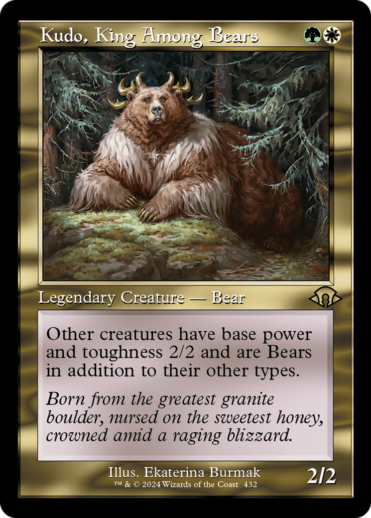 Kudo, King Among Bears (MH3-432) [Modern Horizons 3] Foil