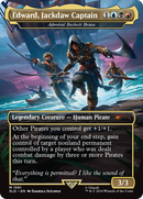 Admiral Beckett Brass (SLD-1561) [Secret Lair Drop] / Edward, Jackdaw Captain (Borderless)
