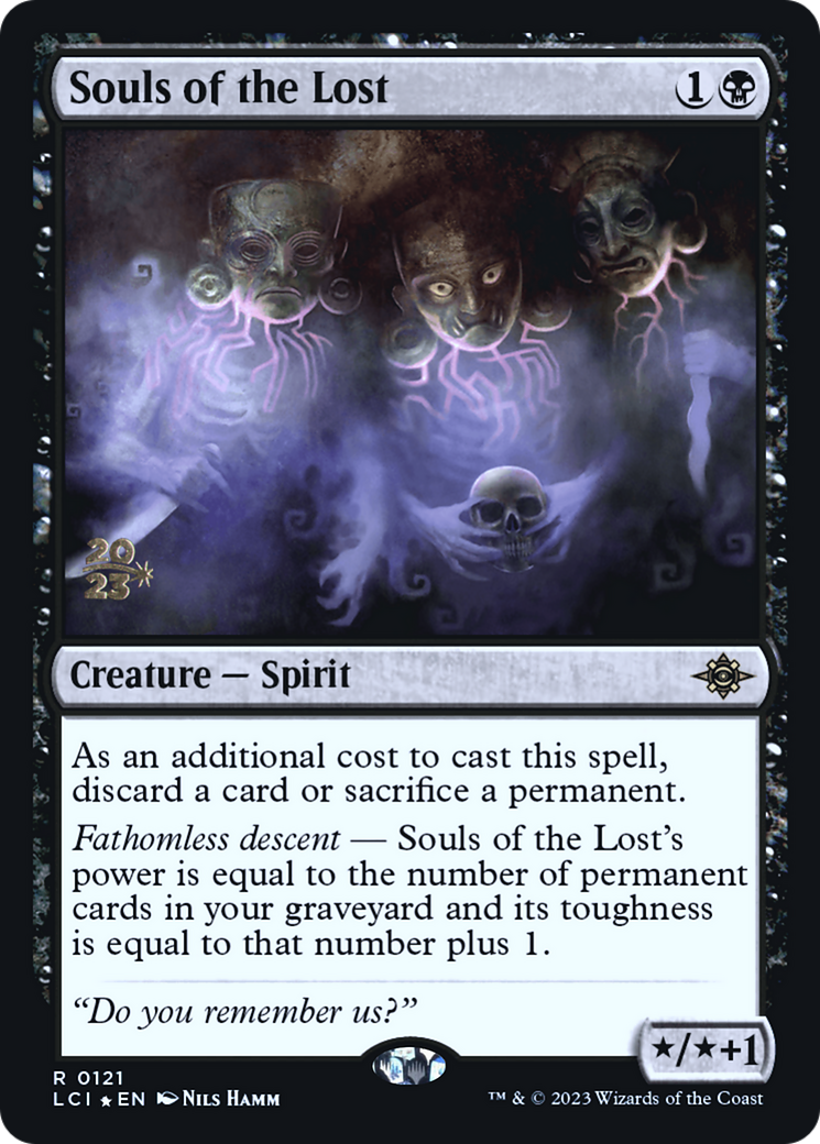 Souls of the Lost (PRE-121S) [The Lost Caverns of Ixalan Promos] Foil