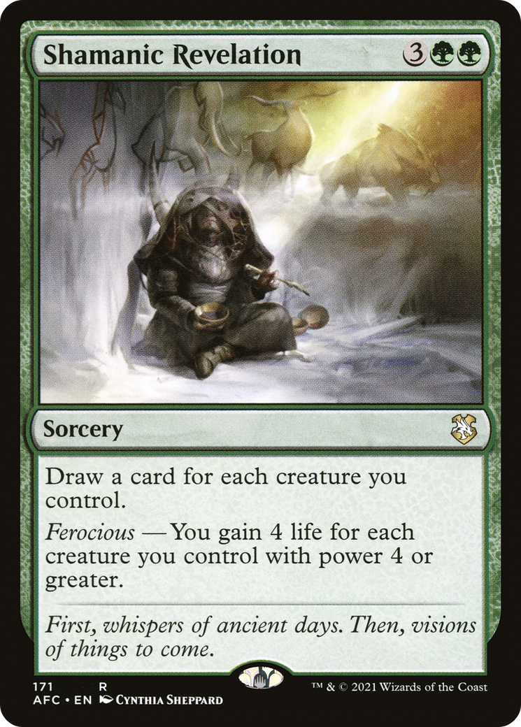Shamanic Revelation (AFC-171) [Forgotten Realms Commander]