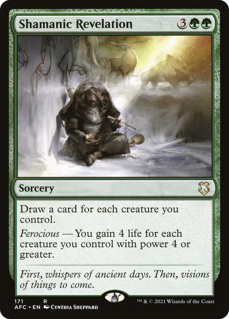 Shamanic Revelation (AFC-171) [Forgotten Realms Commander]