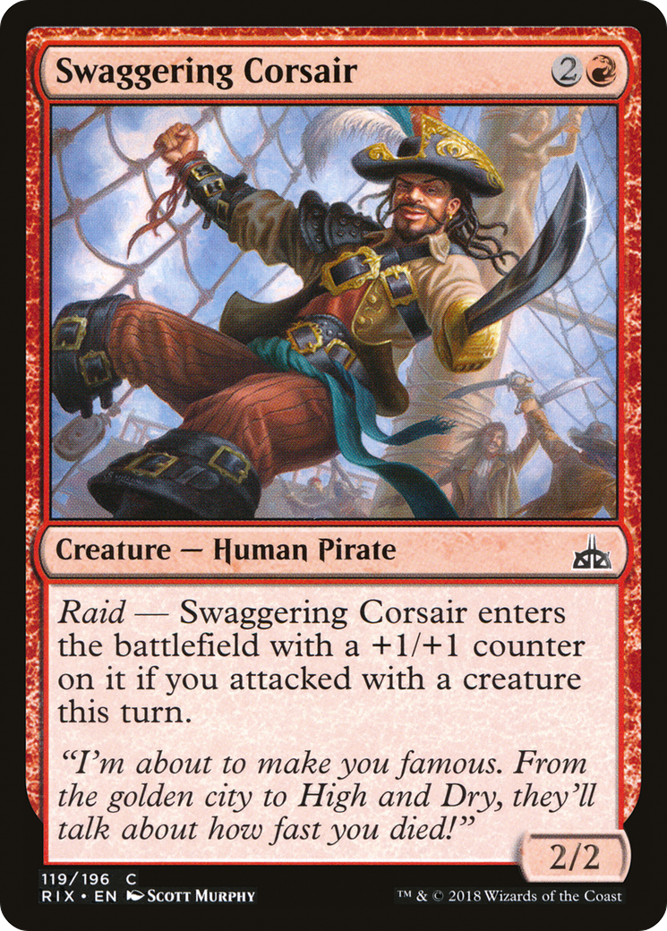 Swaggering Corsair (RIX-119) [Rivals of Ixalan]