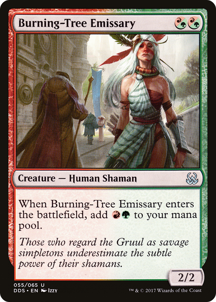 Burning-Tree Emissary (DDS-055) [Duel Decks: Mind vs. Might]