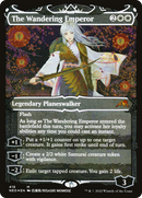 The Wandering Emperor (Showcase) (Foil Etched) (NEO-418) [Kamigawa: Neon Dynasty] Foil
